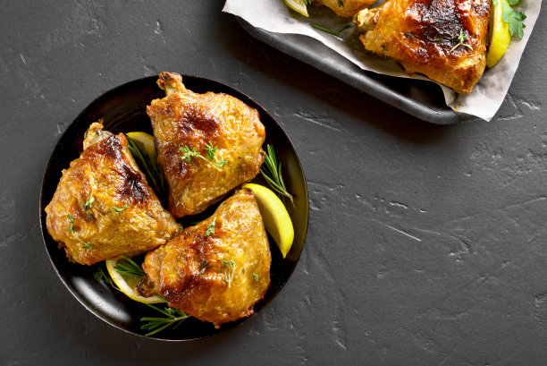 烤的鸡大腿图片下载