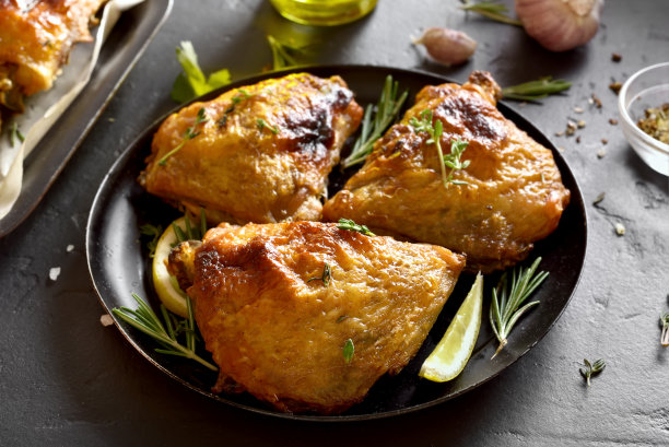 烤的鸡大腿图片下载