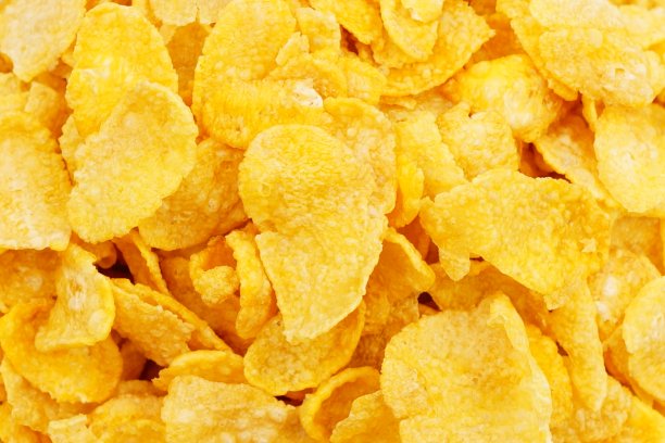早餐谷物——玉米片图片下载