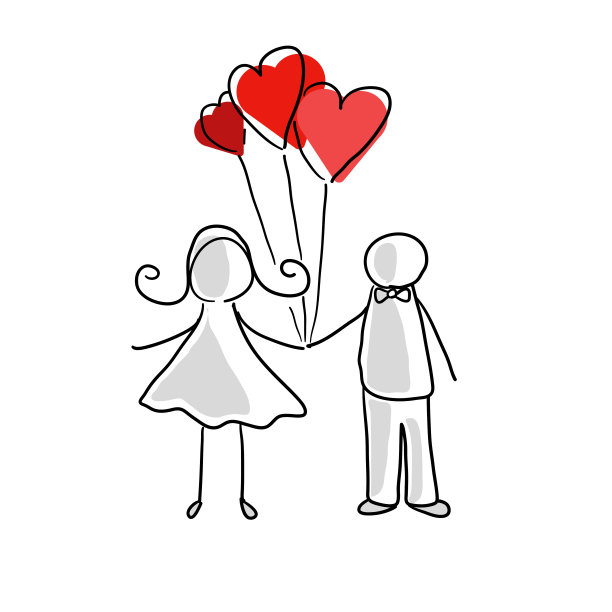 快乐的心艺术画。情人节，特殊的日子使用。图片下载