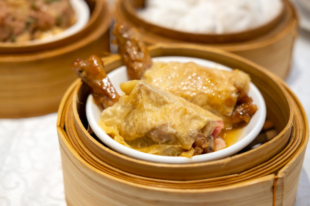鸭爪蒸豆腐卷图片下载