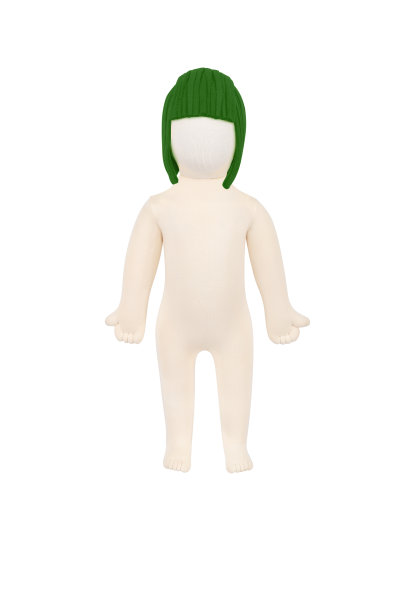 布儿童人体模型/娃娃隔离在白色图片下载