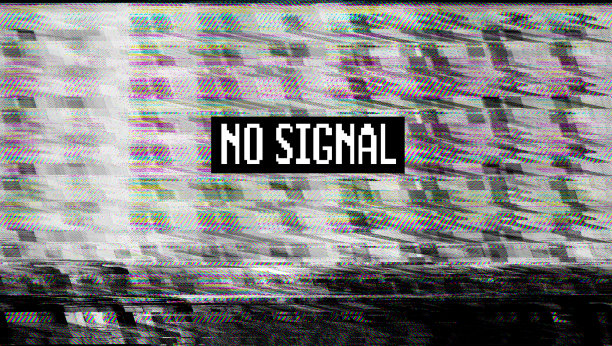 故障-没有信号的电视屏幕充满噪音和干扰图片下载