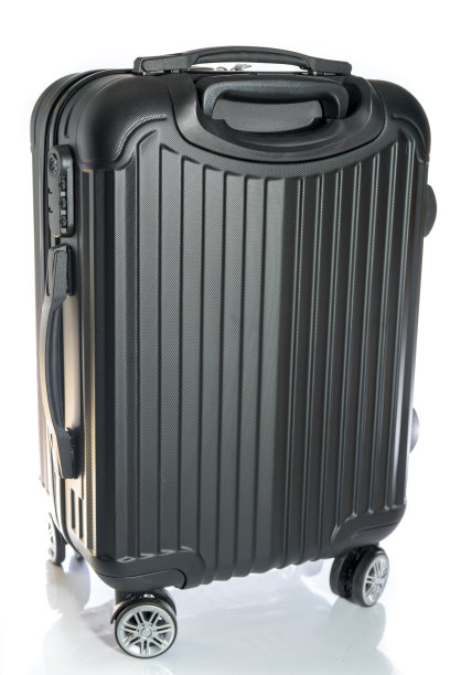 带轮子的黑色客舱行李图片下载