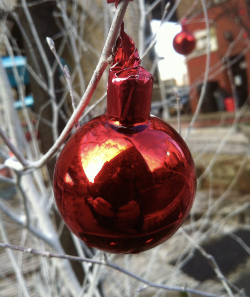 红色节日装饰图片下载