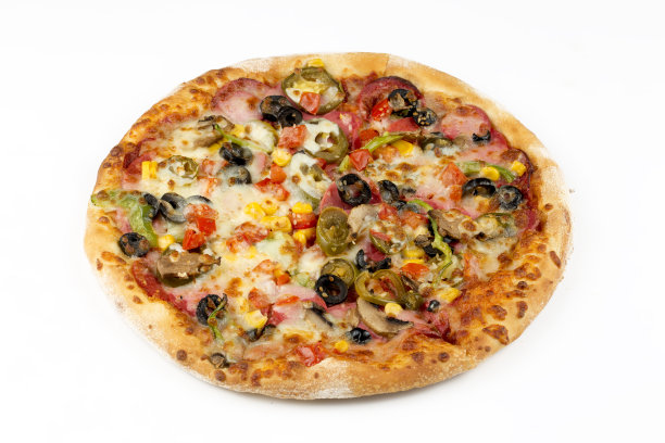 比萨意大利辣香肠。这张照片非常适合你设计你的餐厅菜单。图片下载