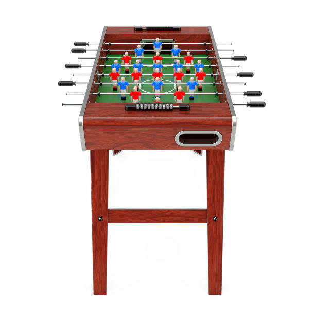 足球桌足球游戏。3d渲染图片下载