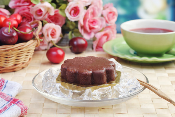 巧克力冰淇淋月饼图片下载