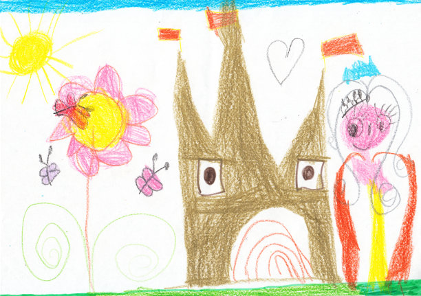 孩子画一个仙女图片下载