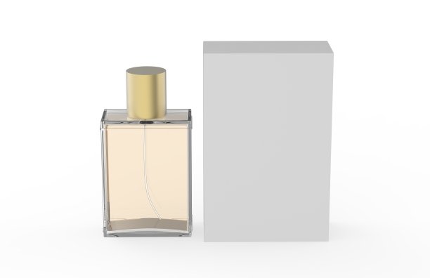 香水瓶和包装盒图片下载