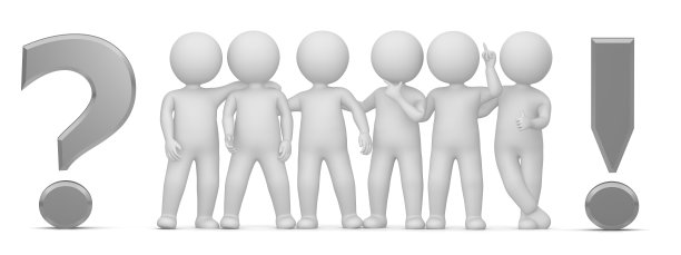 问号惊叹号团队q和3d符号符号图标图形与白色简笔图团队朋友同事头脑风暴模板孤立图片下载