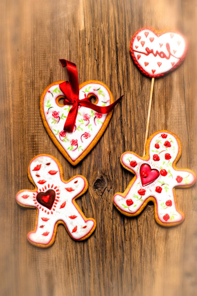 饼干。情人节图片下载