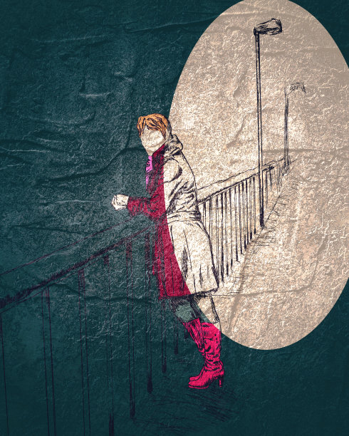 女人在城市图片下载