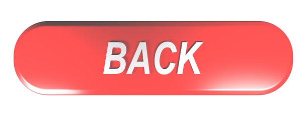 红色圆角矩形按钮背面- 3D渲染图片下载