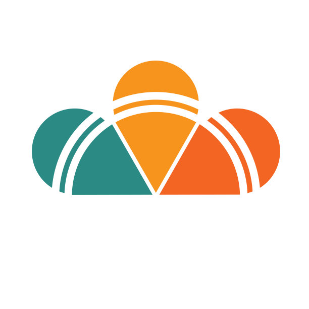 在3个位置上有文本区域的信息图的彩色半圆模板图片下载