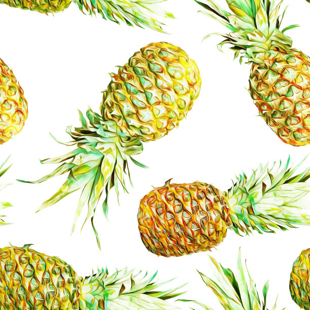 菠萝无缝模式图片下载