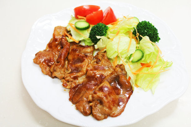姜烧猪肉日本料理图片下载