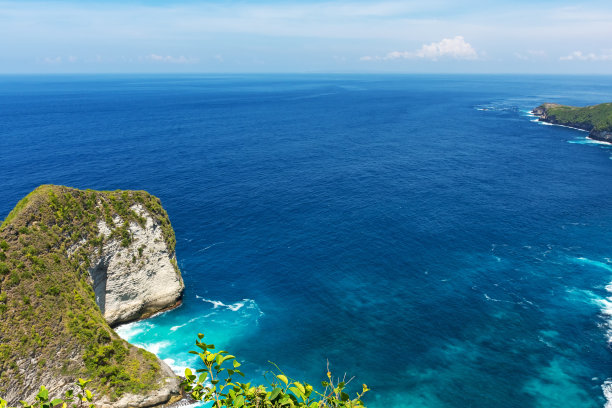 克林金海滩Nusa Penida观景台的风景图片下载