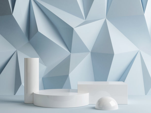 裙楼与时髦的抽象背景构成图片下载