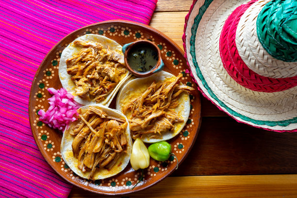 墨西哥科奇尼塔皮比尔玉米饼图片下载