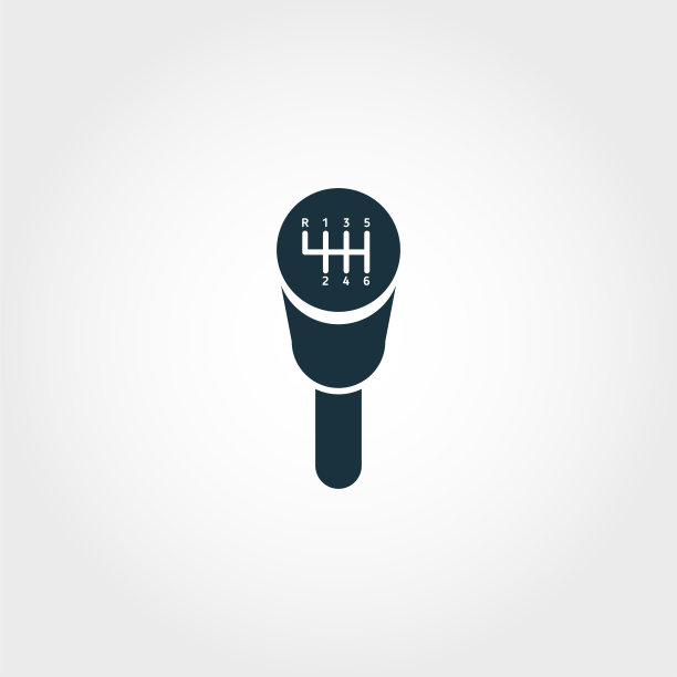 换挡杆图标。优质元素插图从汽车零件收集。换挡杆单色图标。完美的网页设计，应用程序和打印。图片下载