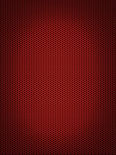 红色的蜂窝,六角图片下载