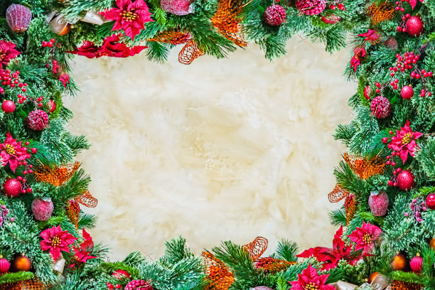 节日作文，新年明信片背景空白，圣诞节，图片下载