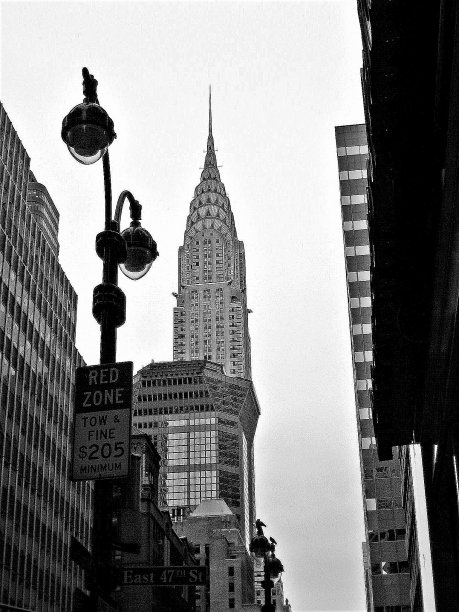 纽约市的天空线图片下载