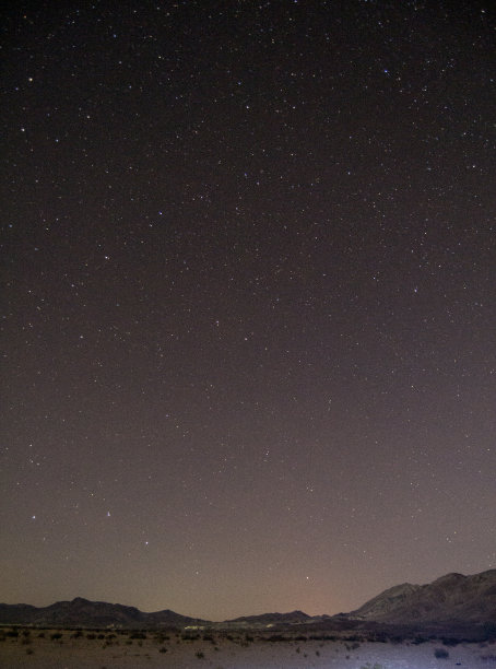 沙漠和星星的明信片。图片下载