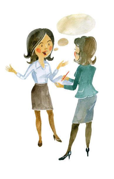 这个女孩带着一个商务面试的代表。写答案图片下载