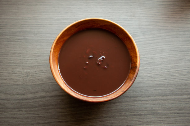 中国甜点-红豆汤库存照片图片下载