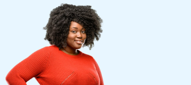 自信、快乐，笑起来很自然图片下载