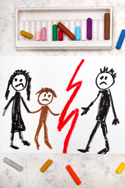 彩绘:代表婚姻破裂或离婚。图片下载