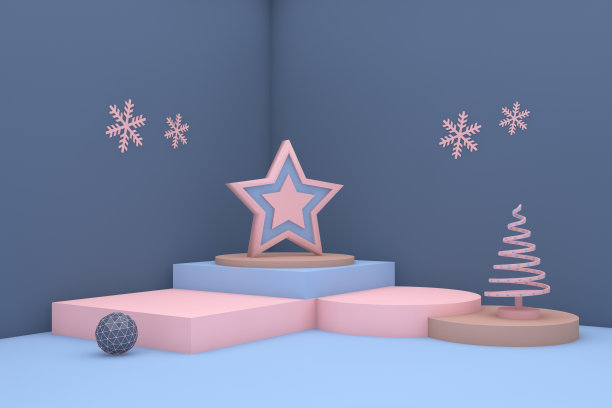 讲台上的圣诞概念图片下载