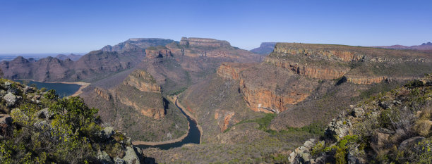 布莱德河峡谷全景南非德兰士瓦东部的普马兰加图片下载