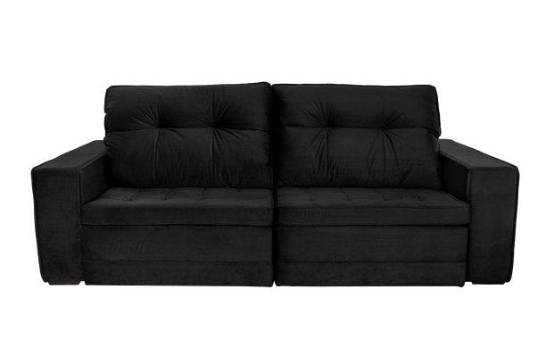 三个座位舒适的沙发孤立在白色的背景图片下载