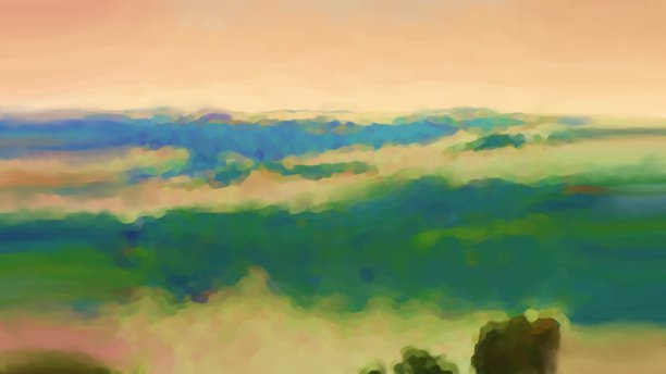 金色山谷的黎明。图片下载