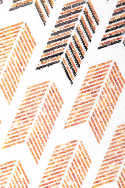 棕色牛皮纸图案设计白线条图案纸纺织墙纸图案填充覆盖表面打印礼品包装围巾在棕色牛皮纸图片下载