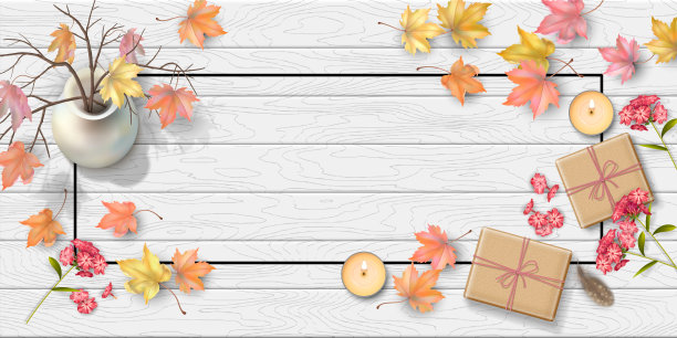 秋季俯视图背景图片下载