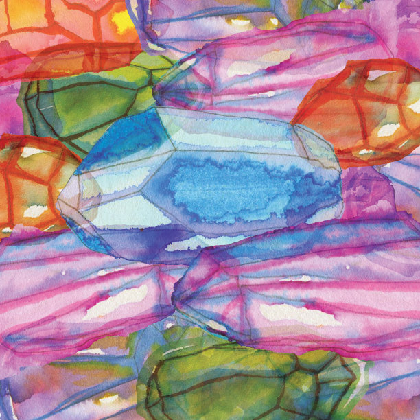 彩色水晶图片下载