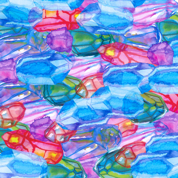 彩色水晶图片下载