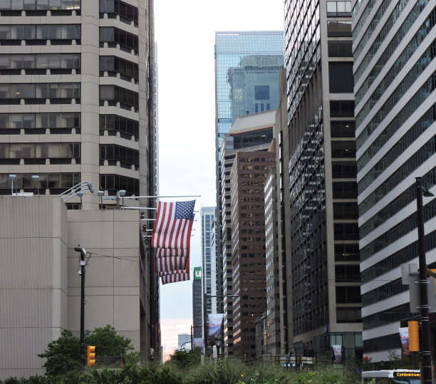 旗帜在费城图片下载