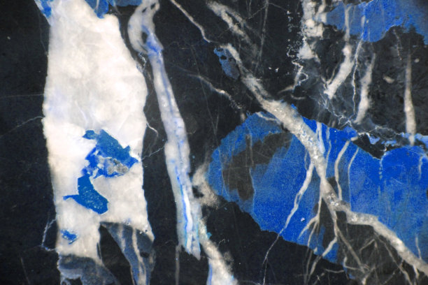 深蓝色大理石纹理。图片下载