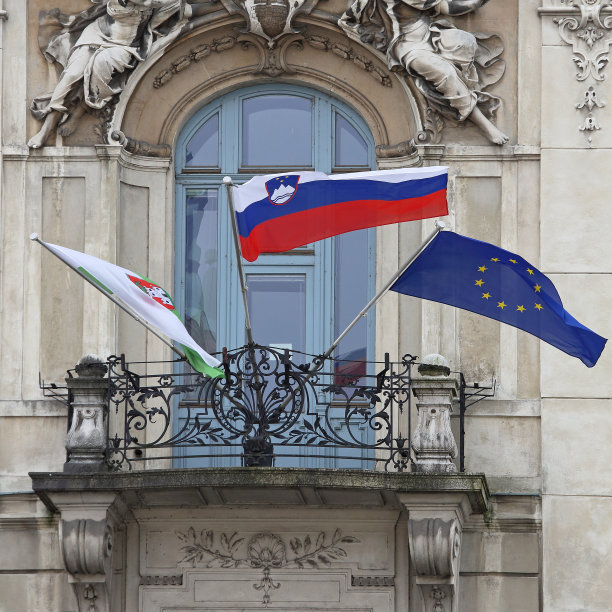 欧盟旗帜斯洛文尼亚图片下载