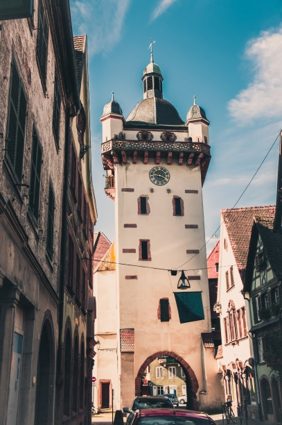 法国塞勒斯塔的瞭望塔图片下载