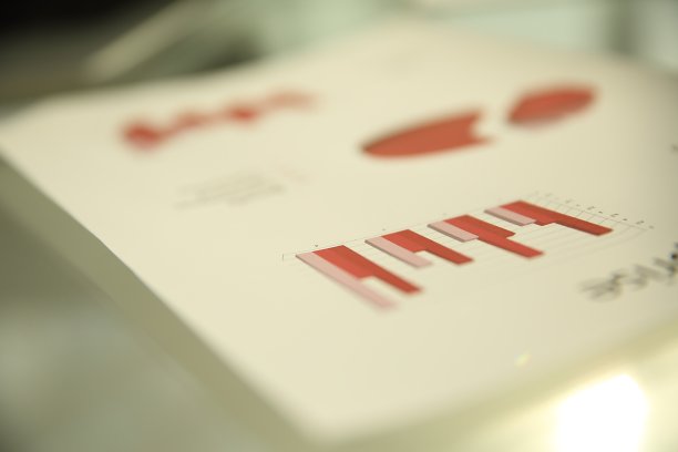 商业背景。模糊的财务图表图像图片下载