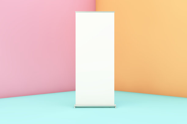 卷起五颜六色的样板角图片下载