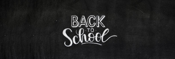 回到学校黑板上粉笔涂鸦的背景图片下载