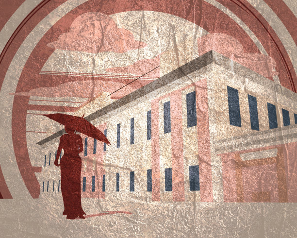 服饰中的女人轮廓图片下载