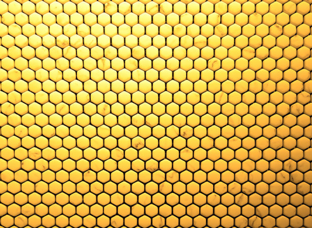 无缝抽象蜂窝图案。图片下载